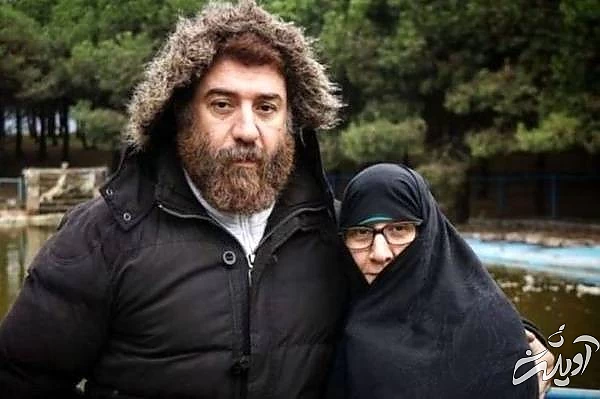 علی انصاریان و مادر عزیزش مادر علی انصاریان